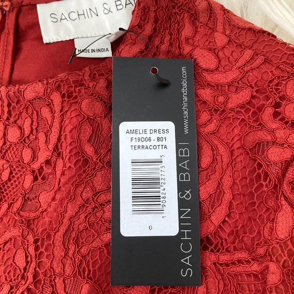 Sachin & Babi Amelie Lace Pattern Knee-Length Dress - Picture 8 of 12